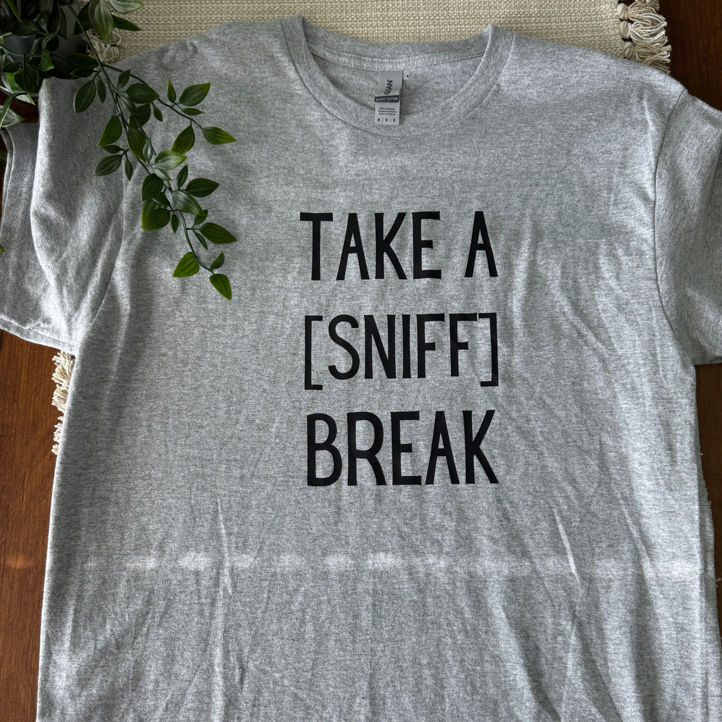 take a (sniff) break - grey