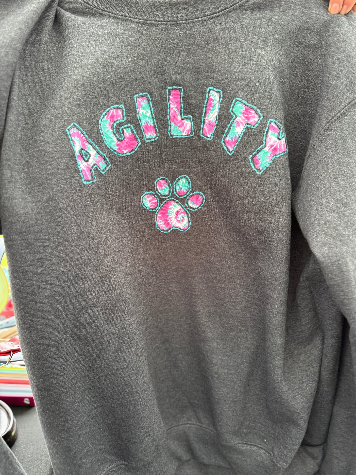 Custom Reverse Appliqué Sweater